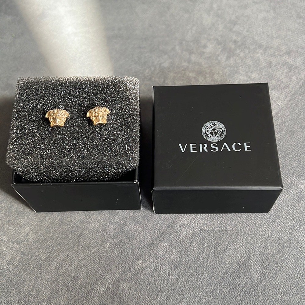 Versace Medusa stud earrings